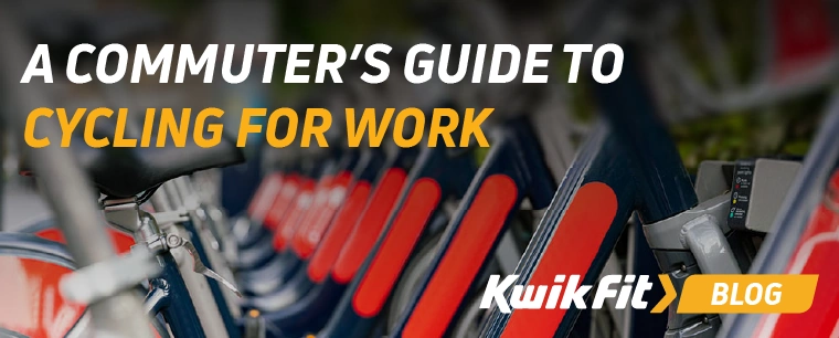 Row of public bicycles